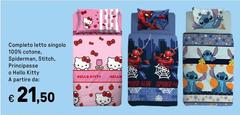 Hello kitty - Completo Letto Singolo