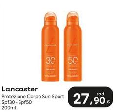 Lancaster - Protezione Corpo Sun Sport Spf30