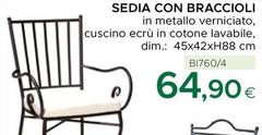 Sedia Con Braccioli
