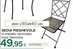 Sedia Pieghevole