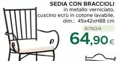 Sedia Con Braccioli