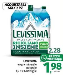 Levissima - Acqua Minerale Naturale