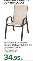 Sedia Da Gardino Con Braccioli
