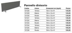 Pannello Divisorio