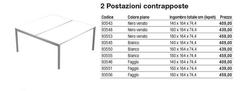2 Postazioni Contrapposte