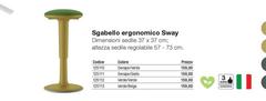 Sgabello Ergonomico Sway 