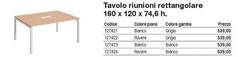 Tavolo Riunioni Rettangolare
