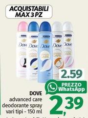 Dove - Advanced Care Deodorante Spray