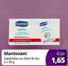Mantovani - Saponetta Con Latte Di Riso