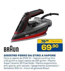 Braun - SI5057RD Ferro Da Stiro A Vapore