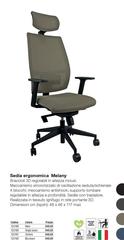  Sedia Ergonomica Melany