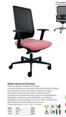  Sedia Ergonomica Emotion