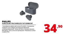 Philips - Auricolari True Wireless TAT1209BK/WT