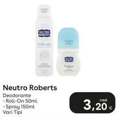 Neutro Roberts - Deodorante Roll-On
