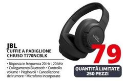 Jbl - Cuffie A Padiglione Chiuso T770NCBLK 