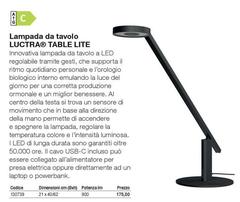 Lampada Da Tavolo Luctra
