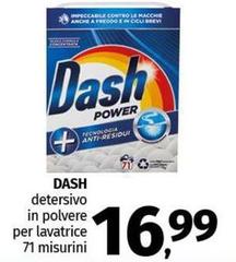 Dash - Detersivo In Polvere Per Lavatrice 71 Misurini