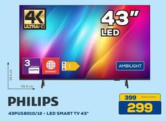 Philips - Led Smart Tv 43