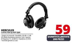 Hercules - HDP DJ60 Cuffie Cablato A Padiglione MUSICA Nero
