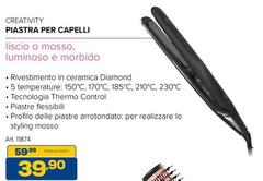 Control - Piastra Per Capelli