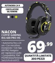 Nacon - Cuffie Gaming RIG 600 PRO HS