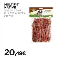 Multifit Native - Snack Cane Fillets Anatra