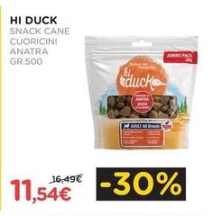Hi Duck - Snack Cane Cuoricini Anatra 