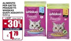 Whiskas - Alimento Per Gatto Pranzetti
