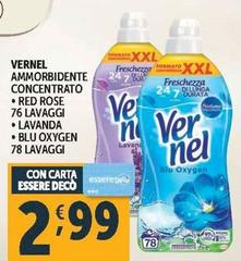 Vernel - Ammorbidente Concentrato Red Rose