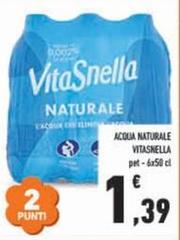 Vitasnella - Acqua Naturale