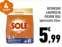 Sole - Detersivo Lavatrice In Polvere