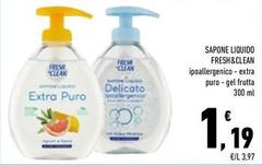 Fresh & Clean - Sapone Liquido
