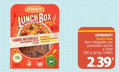 Zerbinati - Lunch Box Farro Integrale Con Pomodori E Secchi Olive