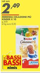 Kinder - Merenda Colazione Più
