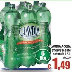 Clavdia - Acqua Effervescente Naturale