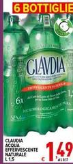 Claudia - Acqua Effervescente Naturale