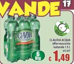 Claudia - Acqua Effervescente Naturale