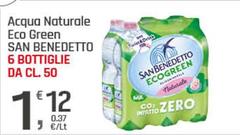 San Benedetto - Acqua Naturale Eco Green 6 Bottiglie Da Cl. 50