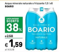 Acqua Minerale Naturale O Frizzante