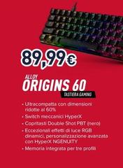 HyperX - Alloy Origins 60 – Tastiera Meccanica Da Gaming – HX Red