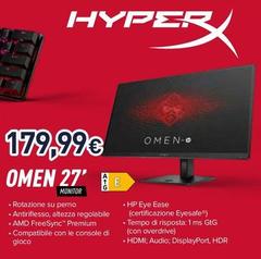 HyperX - Omen 27' Monitor