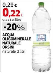 Orsini - Acqua Oligominerale Naturale