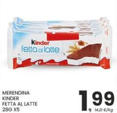 Kinder - Fetta Al Latte