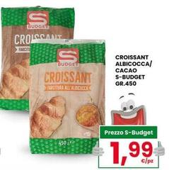 S budget - Croissant Albicocca/ Cacao S-Budget