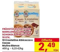 Mulino Bianco - 10 Crostatine Albicocca O Cacao