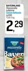 Bayernland - Mozzarella Julienne Senza Lattosio