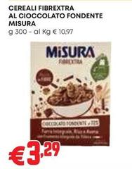 Misura - Cereali Fibrextra Al Cioccolato Fondente
