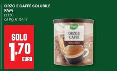 Orzo E Caffè Solubile