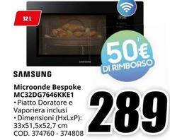 Samsung - Microonde Besooke MC32DG7646KE01