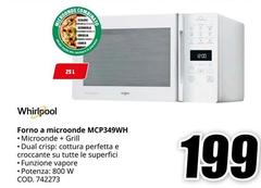 Whirlpool - Forno A Microonde MCP349WH